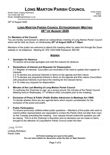200826 LMPC August Agenda - Parish Council Meeting (dragged).pdf